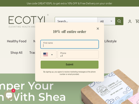 ecotyl.in homepage screenshot