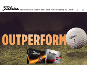 'titleist.co.jp' screenshot