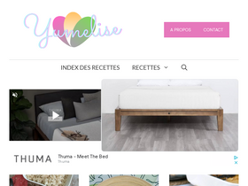 'yumelise.fr' screenshot