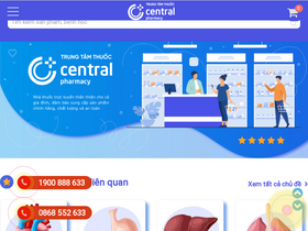 'trungtamthuoc.com' screenshot