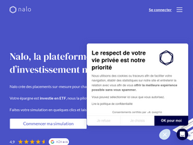 'nalo.fr' screenshot