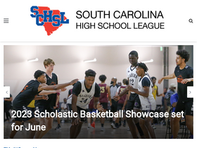 'schsl.org' screenshot
