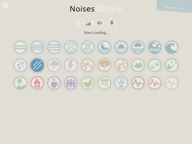'noises.online' screenshot