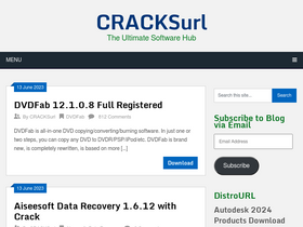 'cracksurl.com' screenshot