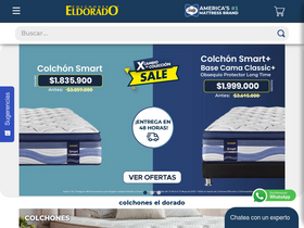 'colchoneseldorado.com' screenshot