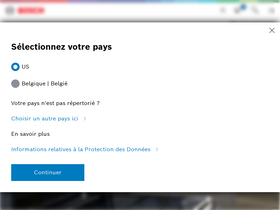 'bosch-home.be' screenshot