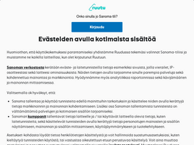 'ruutu.fi' screenshot