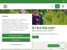 'cm.be' screenshot