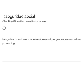 'laseguridad.social' screenshot