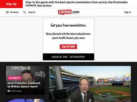 'canoe.com' screenshot