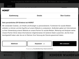 'horst.com' screenshot