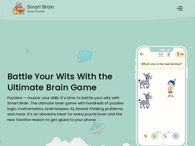 'smartbrainpuzzles.com' screenshot