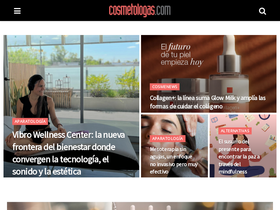'cosmetologas.com' screenshot