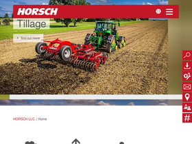 'horsch.com' screenshot