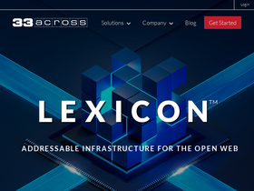 '33across.com' screenshot