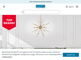 'lightsonline.com' screenshot