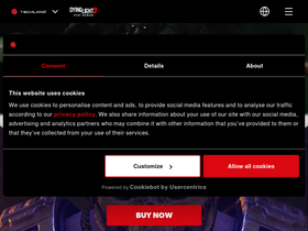 'dyinglightgame.com' screenshot