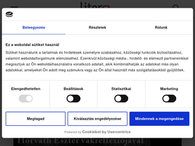 'litera.hu' screenshot