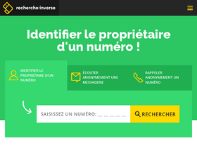 'recherche-inverse.com' screenshot