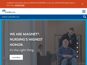 'coxhealth.com' screenshot