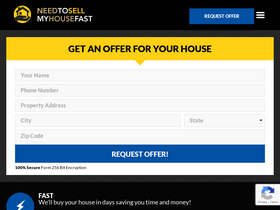 'needtosellmyhousefast.com' screenshot