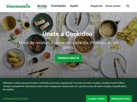 'cookidoo.es' screenshot