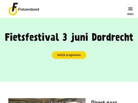'fietsersbond.nl' screenshot