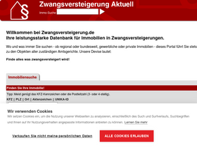 'zwangsversteigerung.de' screenshot