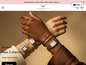 victoriawalls.com homepage screenshot