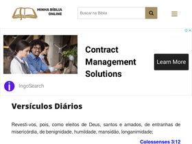 'minhabibliaonline.com.br' screenshot
