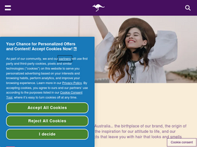'aussiehair.com' screenshot