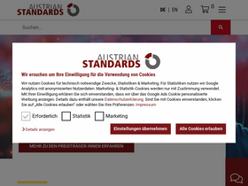 'austrian-standards.at' screenshot