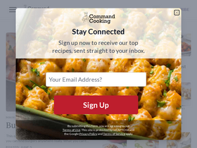 'commandcooking.com' screenshot