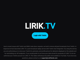 'lirik.tv' screenshot