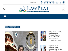 'lawbeat.in' screenshot