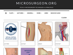 'microsurgeon.org' screenshot