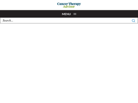 'cancertherapyadvisor.com' screenshot