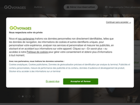 'govoyages.com' screenshot