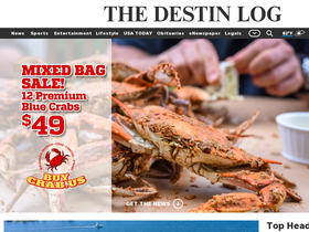 'thedestinlog.com' screenshot