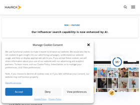 'mavrck.co' screenshot