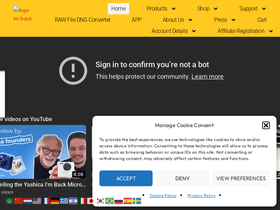 'imback.eu' screenshot