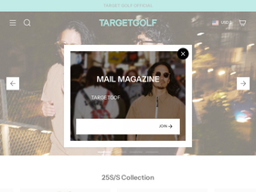 target-golf.com homepage screenshot