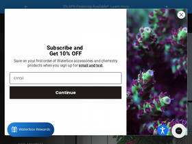 'waterboxaquariums.com' screenshot