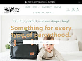 mysleepypanda.com homepage screenshot