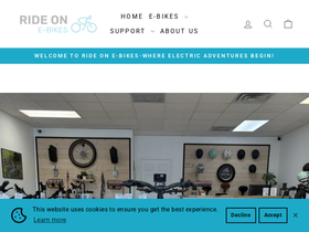 rideone-bikes.com homepage screenshot