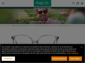 'pearle.nl' screenshot