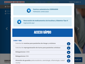 'osecac.org.ar' screenshot