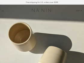 'shopnanin.com' screenshot