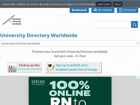 'university-directory.eu' screenshot