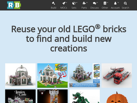 'rebrickable.com' screenshot